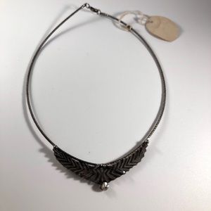 NWOT Silver Vintage Boho Necklace/Choker
